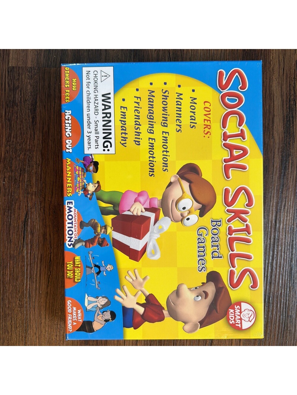 🎲 Social Skills Board Games – Smart Kids – 6 Educational Games – Ages 5+